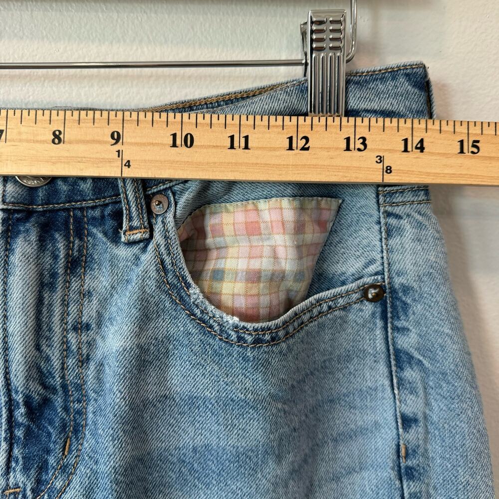 American Eagle 90s Straight Patchwork Distressed … - image 3